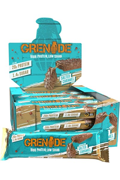Grenade Protein Bars Chocolate Chip Salted Caramel - Granade Protein Bar Chocolate Chip Salted Caramel 12x60g