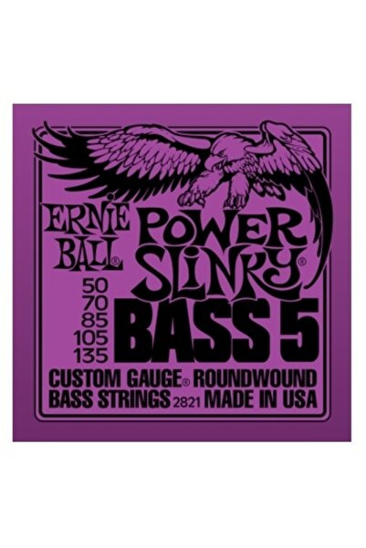 Ernie Ball Ernıeball P02821 Nickel Wound Bass 5-str Power Bas Gitar Teli
