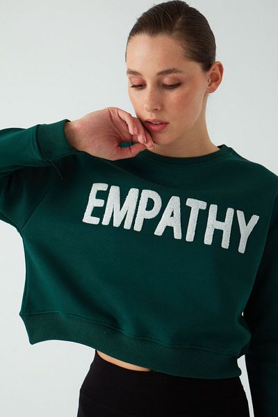 Empathy sweatshirt green cheap