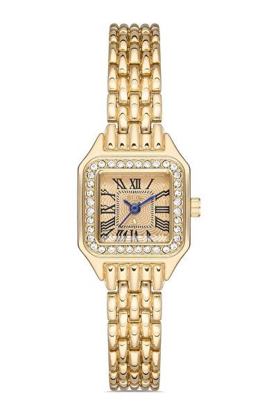 P0L0 Watchart Zero ساعة يد نسائية من Polo Zero Watchart ذات سلسلة معدنية مربعة الشكل