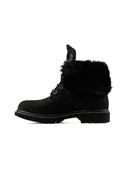 Caterpillar Cat γυναικείες μπότες casual 015Z101184-Utah-Fur-Black-Nubuck Black Utah Fur