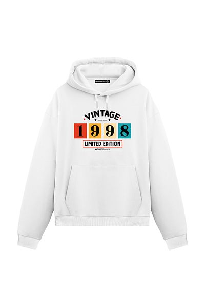 Mounte Bianca Unisex Vintage 1998 - Κανονική κουκούλα