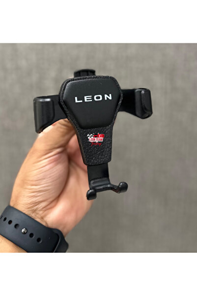 LeonTeamTurkey Seat Leon Logolu Araç İçi  Telefon Tutucu