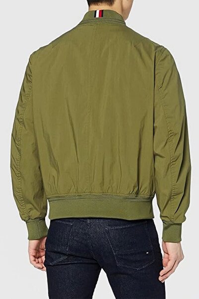 Tommy Hilfiger Authentic Bomber Men's Green Jacket Mw0Mw36592Msh