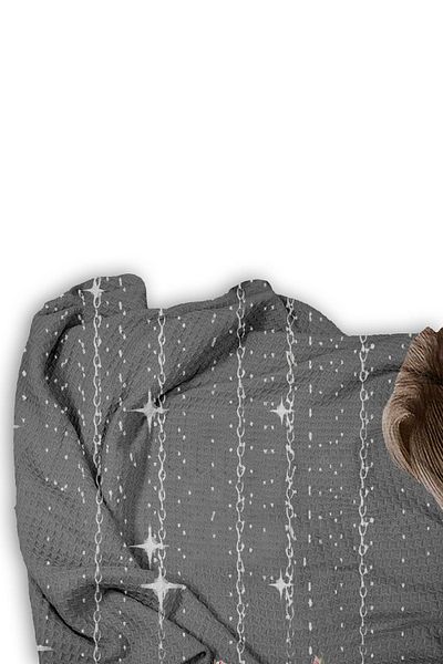 Bebişim Halı Princess Fairy Patterned Single Pique Background Curtain