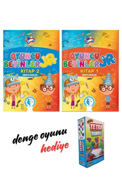 Curious&Genius Oyuncu Beyinler JR. Set Kitap 1 ve 2 / Denge Oyunu HEDİYELİ