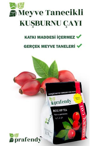 prafendy Wholesale Rosehip Tea - Real Fruit Grain 1 kg X 6 Pcs