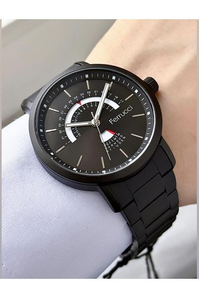 Ferrucci  Men's Metal Cord Wristwatch