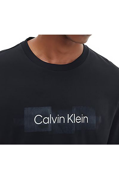 Calvin Klein Crew Neck Standard Men's Black T-Shirt - K10K 110800 -Beh