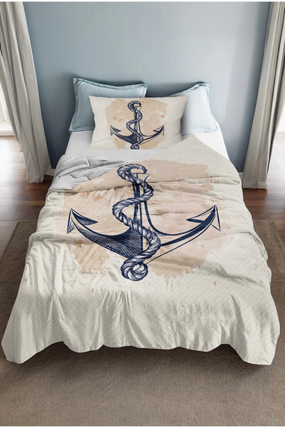 Bebişim Halı Sailor Anchor Rope Pike & Bedspread