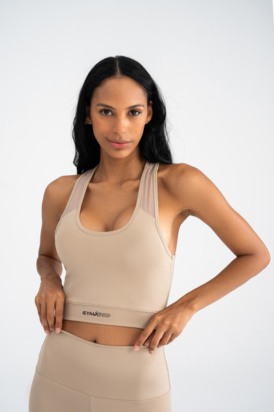 gymxprofit Бюстгальтер з еластичною мереживною обробкою