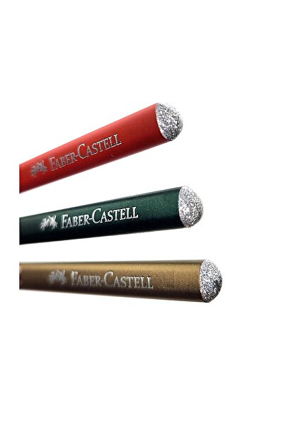Faber Castell Pırlanta Sparkle Kurşun Kalem Seti  (3 Adet Kalem)