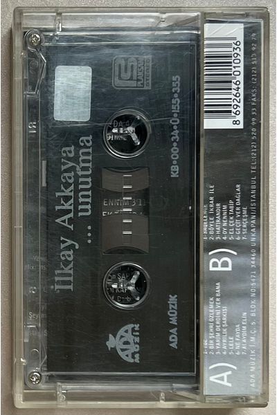 Plakevi İzmir كاسيت Forget Me Not of İpek Akkaya (كاسيت طبعة الفترة الأصلية)