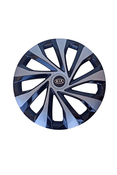 Gülcan Auto Kia Rio/Cerato/Picanto14 inç JANT KAPAĞI SETİ-YıldızGri&Siyah