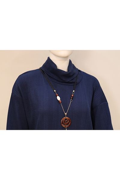 ASES O tunică cu țesătură de păr de calitate