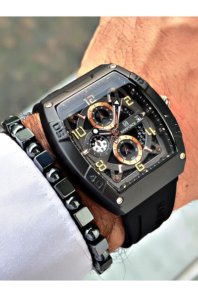 Naviforce Men's Wristwatch and Bracelet Gift
