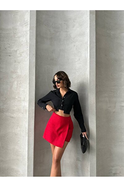 prova Misssho24414 Model Stamped Shorts Skirt