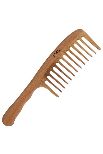 DARIK Beech Wood Quality Wooden Comb, Model 1