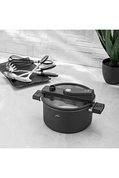 Jumbo Force Fusion Black Fast Cooker 6 Lt