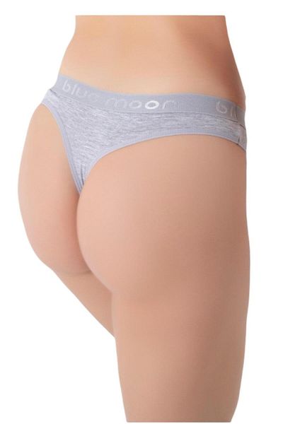 Miss Blue Moon Women's Single Basic Cotton Belted Thong 1444