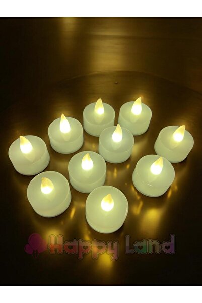 Happyland Hapyland Led Mum 24 Adet Ledli Mum Model Günışığı Işıklı Tealight M...