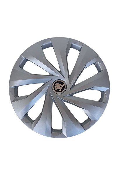 Gülcan Auto Skoda Octavia/Fabia/Suoerb14 inç JANT KAPAĞI SETİ-YıldızGri