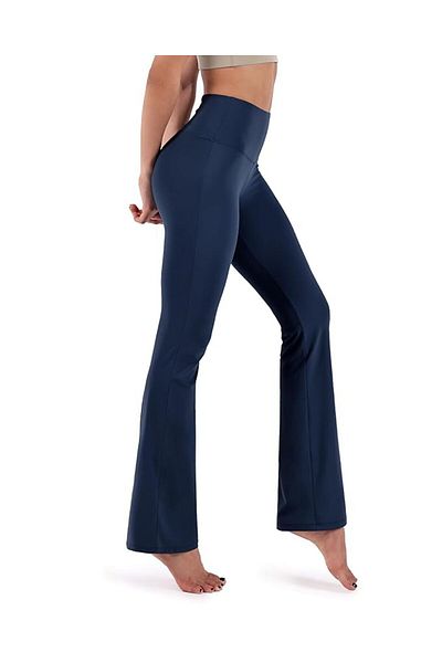 oxe Women's Flare Leg Diving Fabric High Waist Recovery Leggings Trousers