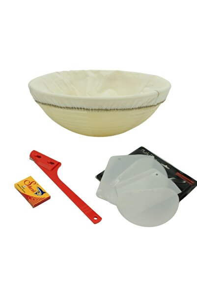 dinckitchen Ekmek Yapım Seti Yuvarlak 22 Cm Bezli