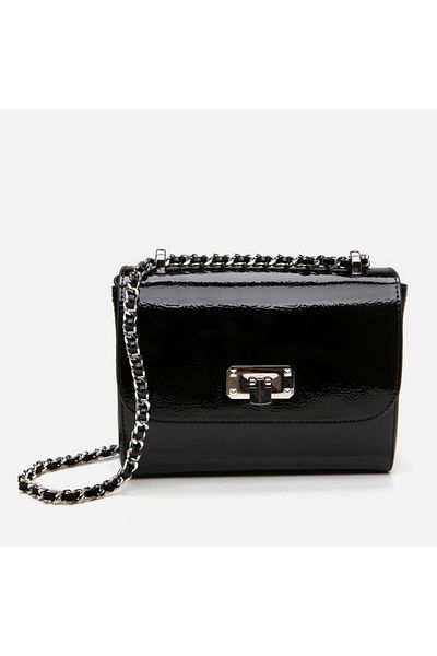 Hotiç Geantă neagră Mini (Crossbody) pentru femei