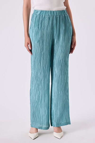 FEVER Tencel yırtmaç detaylı pantolon