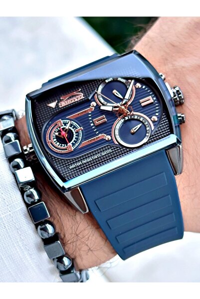 Slazenger Sl.09.2208.2.02 Kare Kasa Xxl Erkek Kol Saati