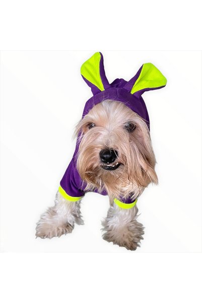 Kemique Bunny Pom Kulaklı Köpek Tulumu Kıyafeti