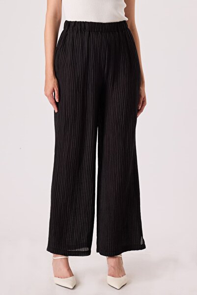 FEVER Tencel yırtmaç detaylı pantolon