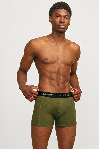 Jack & Jones 3 lü Boxer 12263880 JACJERRY SOLID Boxer 3 PACK