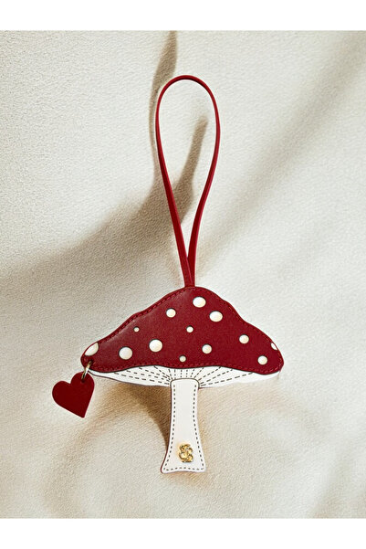 Bloomsbury İstanbul Mushroom Deri Çanta Aksesuarı - BAG CHARM