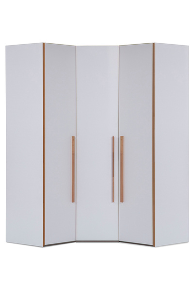 benim odam Retro 3 Kapılı Köşe Dolap Genç / Çocuk Odası 801