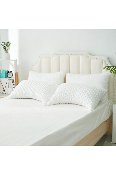 Orange Bed & Bath Honey Cool |cool pillow|white