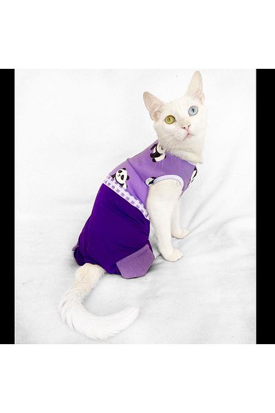 Kemique Chique Panda Cat Jumpsuit Cat Outfit Cat Dress
