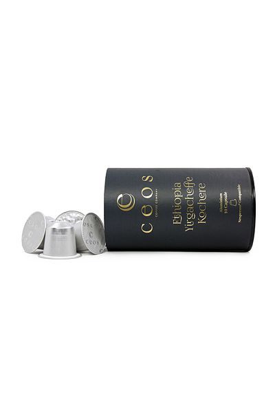 Ceos Coffee Ethiopia Yırgachefte Kochere Coffee 10 Pieces Nespresso Compatible Aluminum Capsule Coffee)
