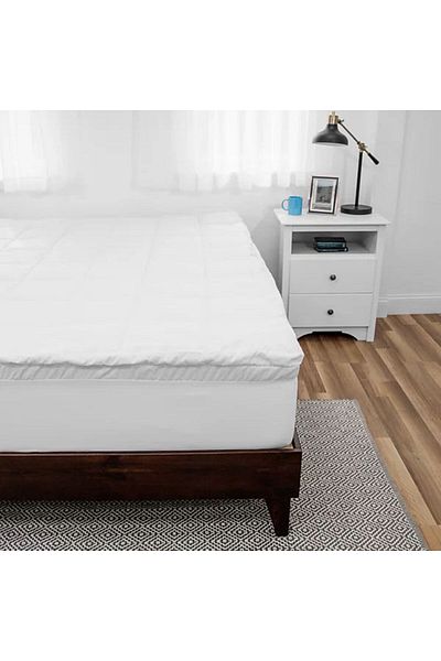Orange Bed & Bath Gel Foam | Double Size Mattresspad |white