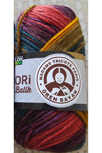 Ören Bayan Favori Batik 100 Gr El Örgü İpi (Renk No:901) 1 adet