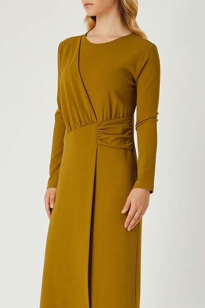 FEVER Drapeli örme elbise