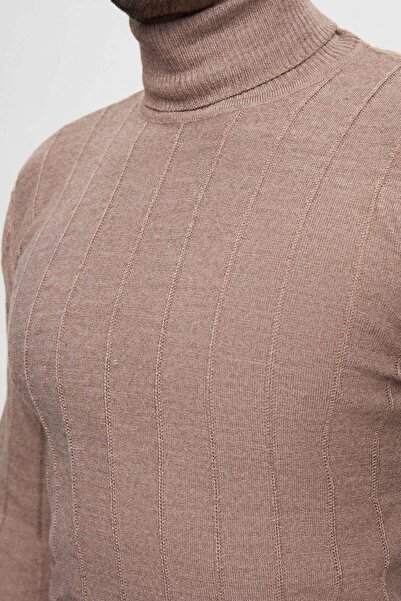 D'S Damat Πουλόβερ Groom Mink Rib Πλεκτό μαλλί κανονικής εφαρμογής