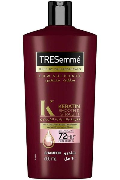 Tresemme Keratin Smooth & Straight Shampoo , 600 ml