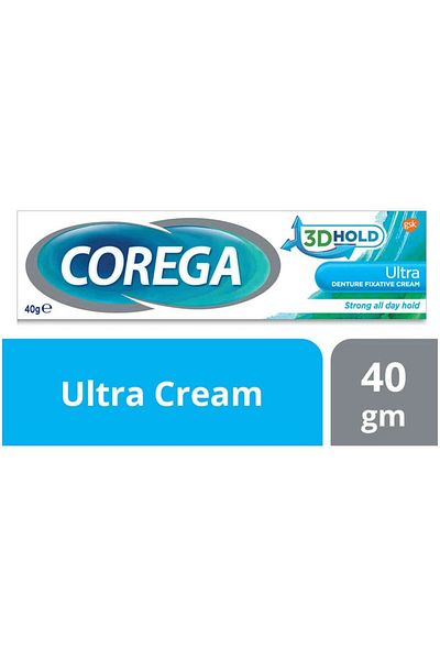 Corega Ultra Zinc Free Cream 40gm 24422 --- كوريجا الترا كريم 40 جرام