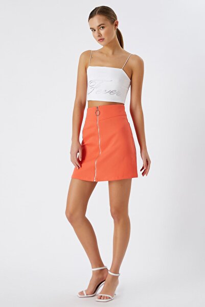 FEVER Renkli Denim Etek