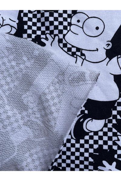 iki iplik Simpson Printed 3 Thread Unsharpened Combed Cotton Fabric |   80% Βαμβάκι 20% Πολυ |   Μήκος μπάλας 165 cm