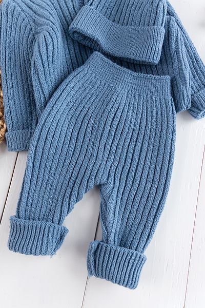 Babymod Unisex Knitwear Winter Baby Set with Beret Hat