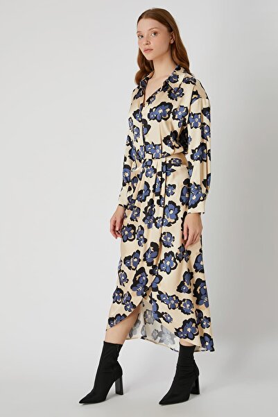 FEVER Çiçek desenli floş elbise
