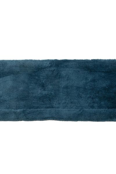 Orange Bed & Bath Bath Mat | Bath Mat, Large Size, One Piece - Blue|navy 61 × 152 Cm